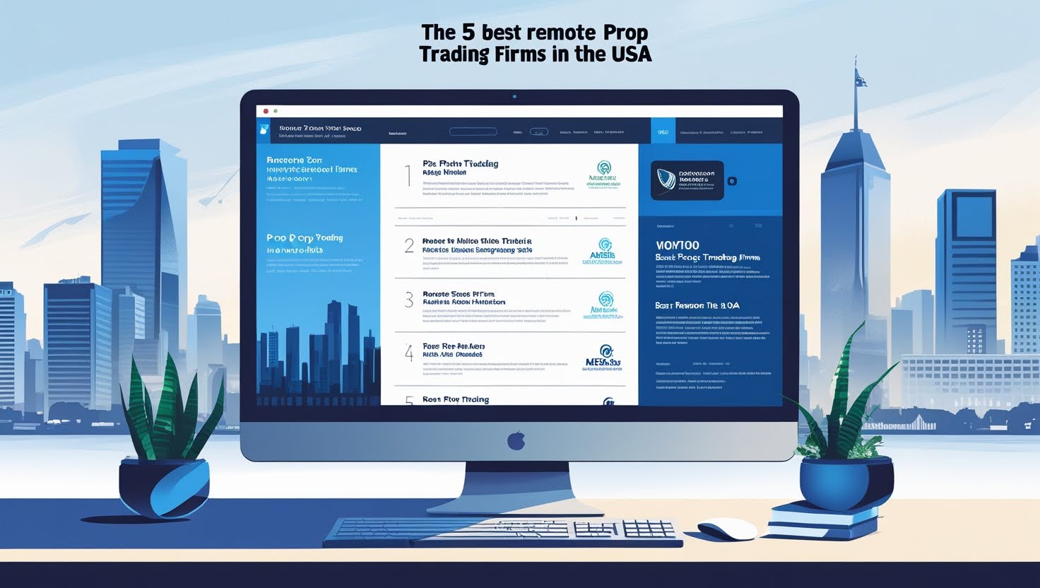 5 Best Remote Prop Trading Firms in the USA:  High Funding & Profit Splits